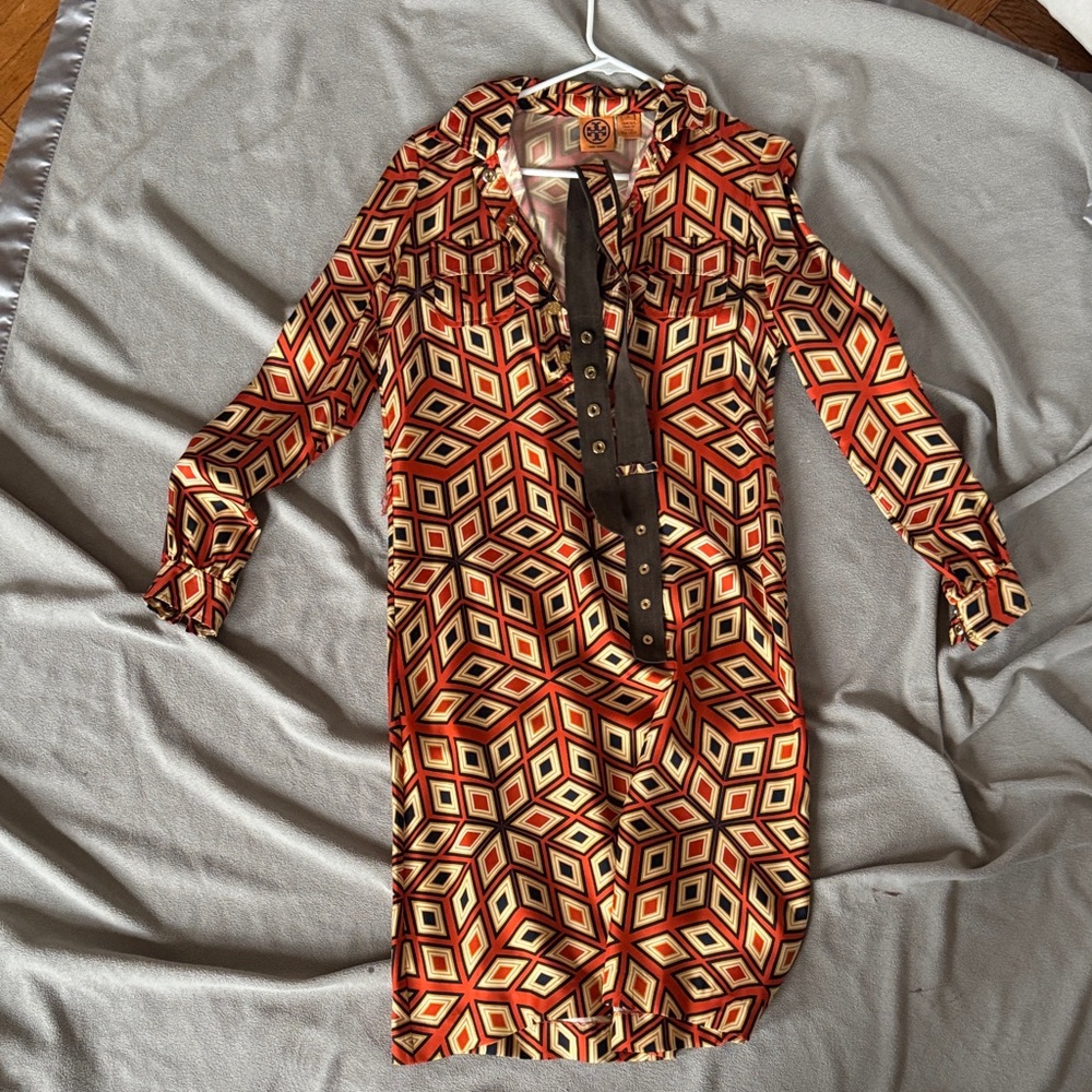 Tory Burch Geometric Patterned Dress